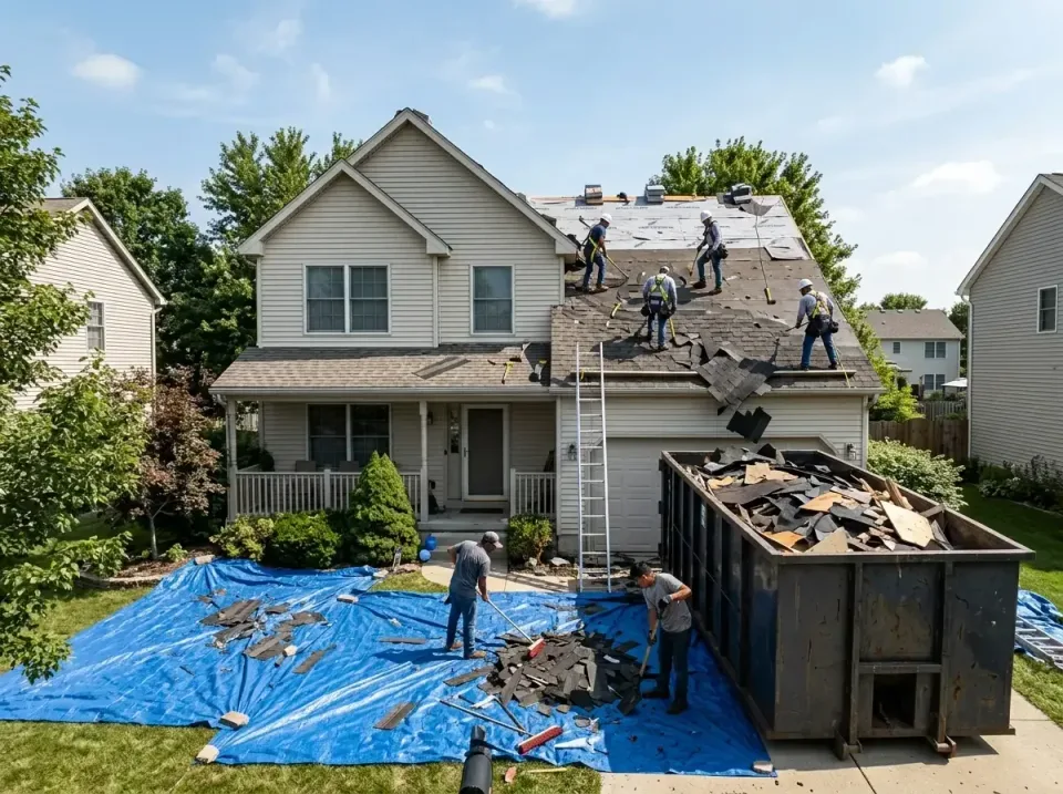 roof-replacement-debris-remova-004 — frequently asked questions, Cheapest Dumpster Rentals in Four Bridges, OH